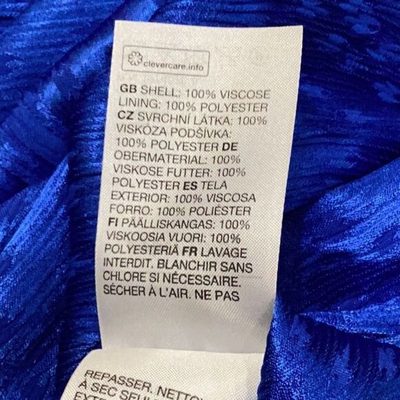 NWT & Other Stories Halter Cut Out Midi Sleeveless Dress Blue Sz 0 - Picture 10 of 12